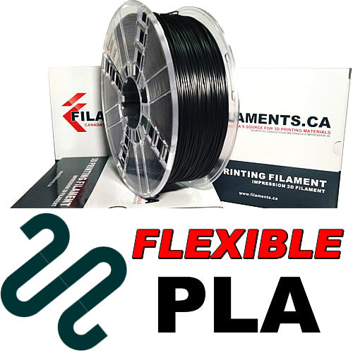 Flexible PLA 3d printer filament Canada