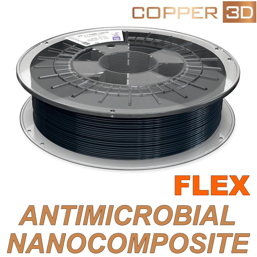 Copper3D MD Flex TPU Antimicrobial 3D Printing Filament Canada