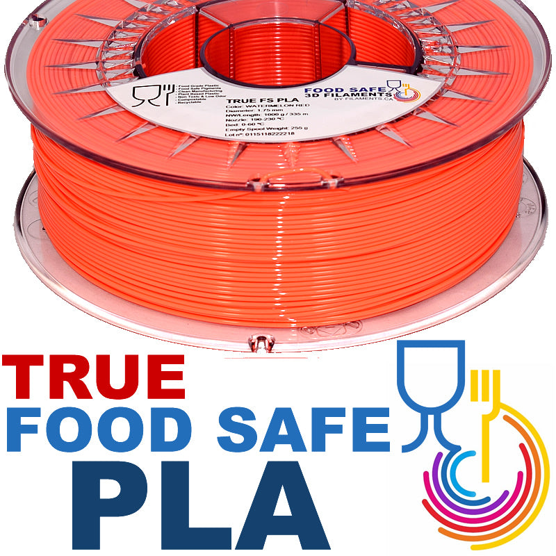 True Food Safe PLA 3D Printer Filament Canada