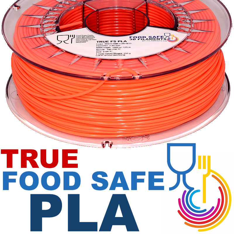 True Food Safe PLA 3D Printer Filament Canada