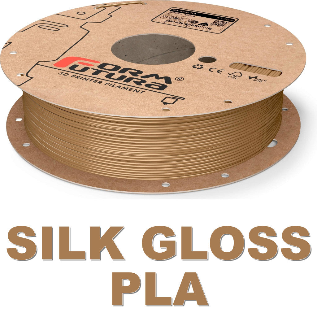Silk Gloss PLA - Brilliant Mocca - 1.75mm - 0.75KG