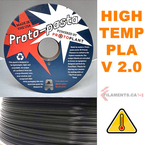 high temperature PLA 3D Printer filament - Proto Pasta - Canada