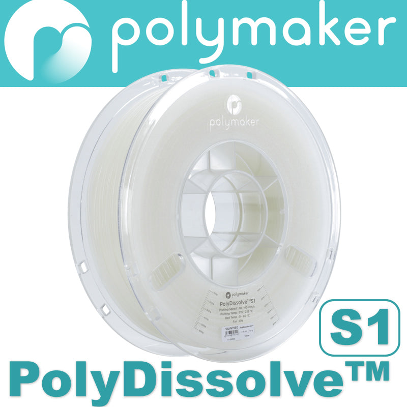 Polymaker PolyDissolve S1 Water Soluble Support 3D Printing Filament Canada
