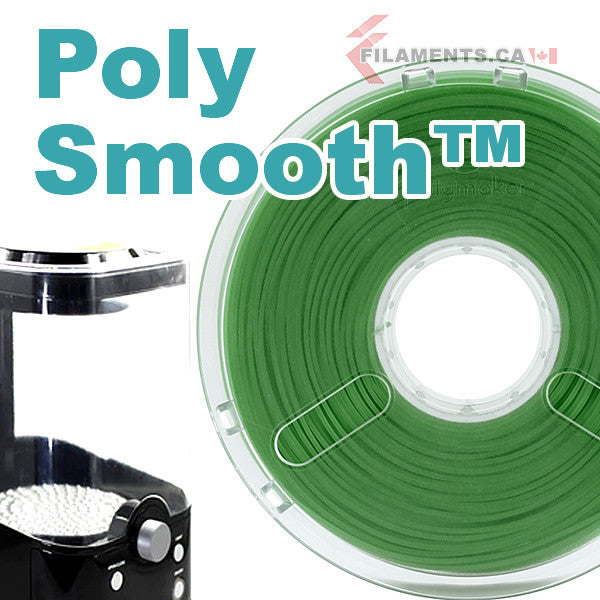 PolyMaker PolySmooth Polysher 3D Printer Filament Canada