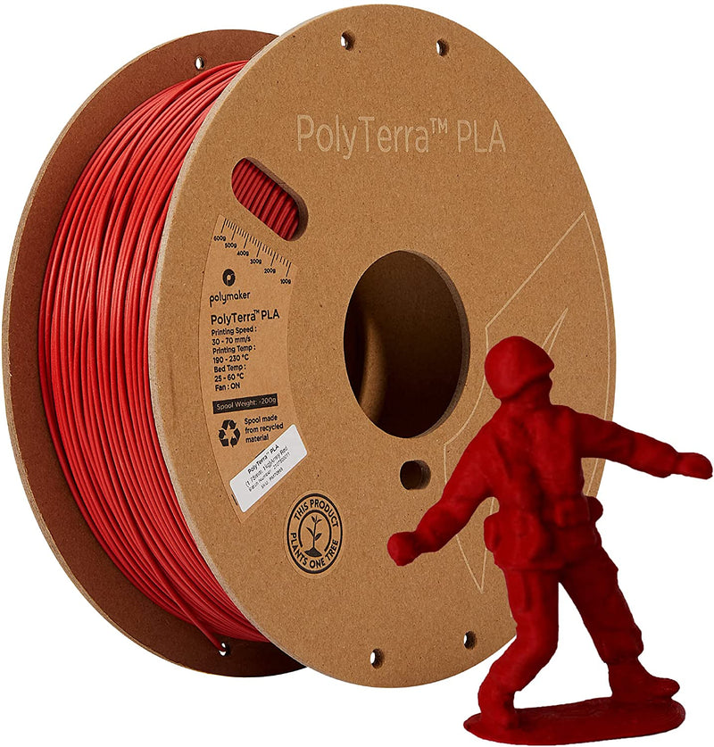 PolyMaker PolyTerra PLA 3D Printing Filament Canada