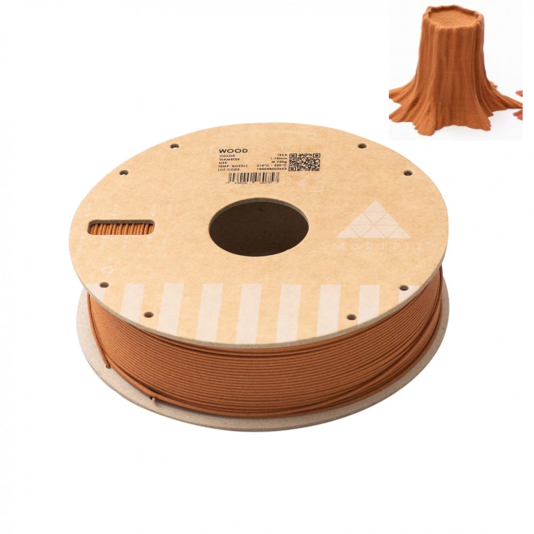 SmartFil WOOD Filament - TEKA - 2.85mm - 0.75KG