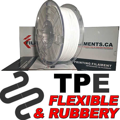 Flexible TPE Elastomer 3D Printing Filament Canada