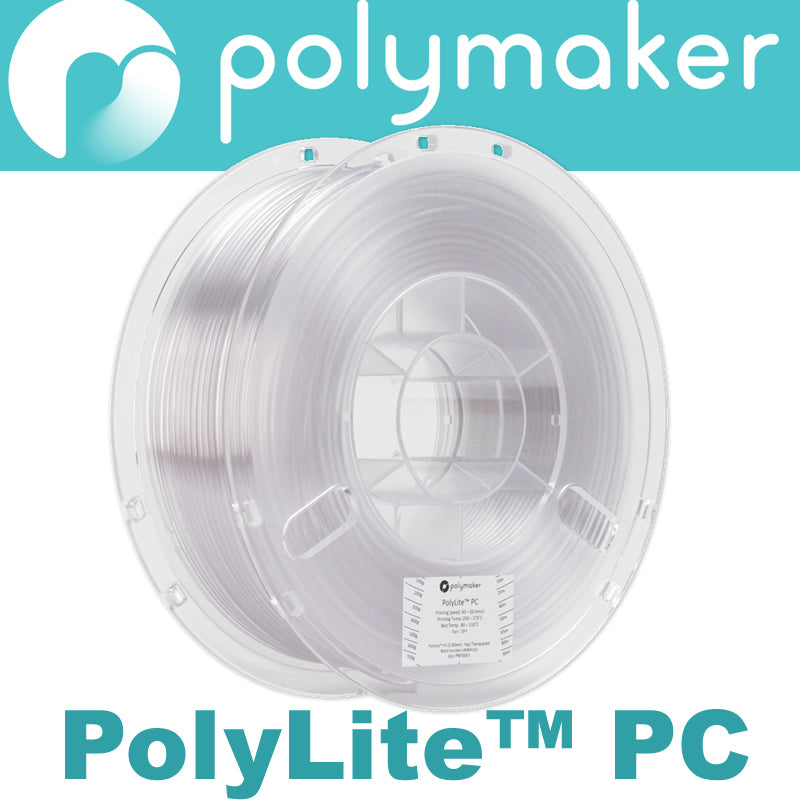 Polymaker PolyLite PC PC-Plus Polycarbonate 3D Printer Filament Canada